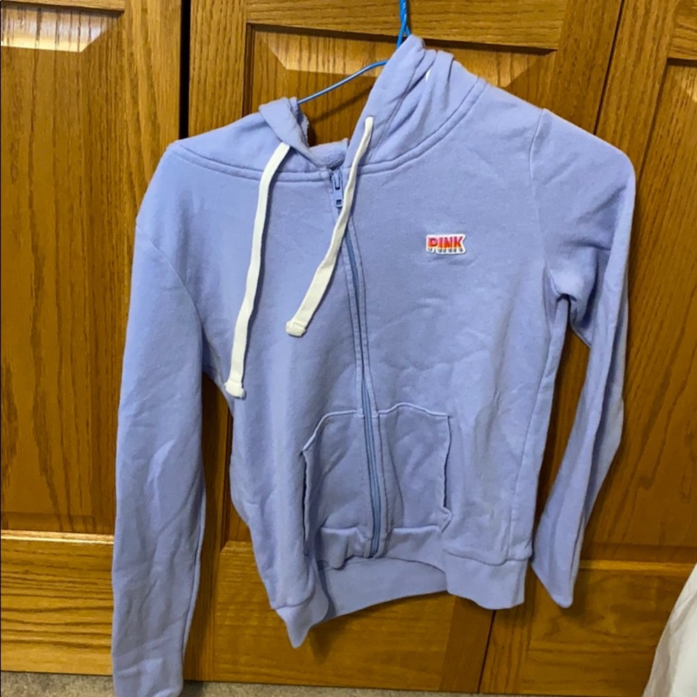 PINK zip up hoodie
